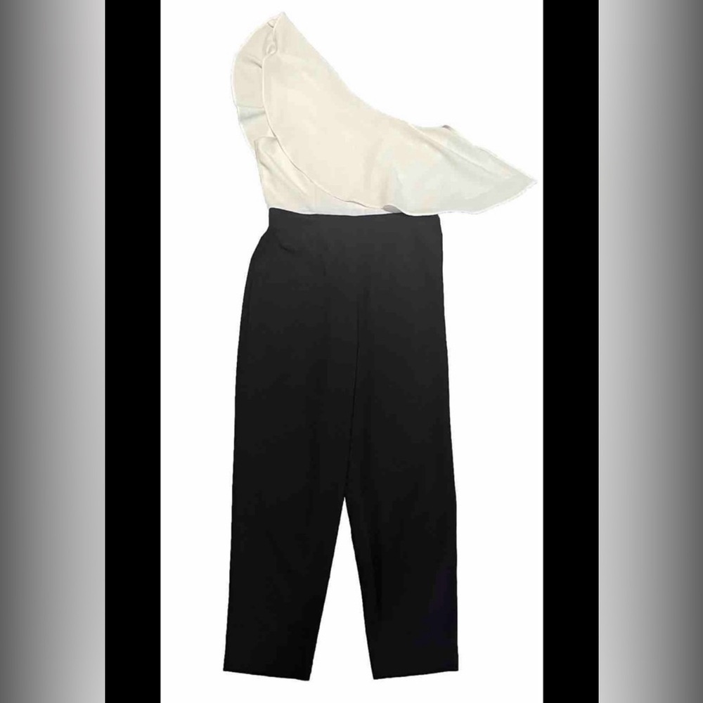 Anthropologie Hutch One Shoulder Jumpsuit Size 8